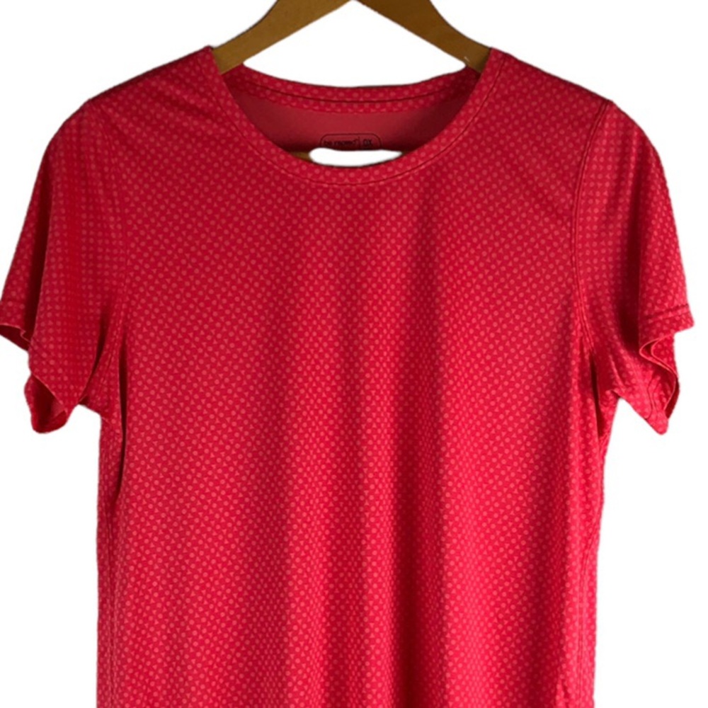 Be Inspired Plus Size Polka Dot Athletic Top - Picture 2 of 8